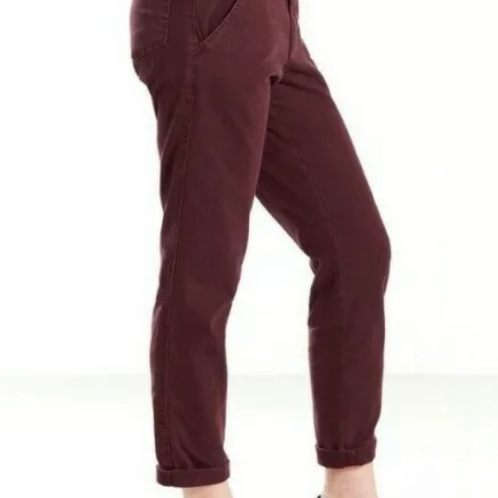 Levi’s Classic 511 Chinos in Burgundy Sz 18 - Picture 3 of 6
